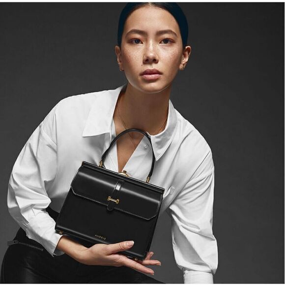 ANINE BING Black Ruby Leather Bag NEW